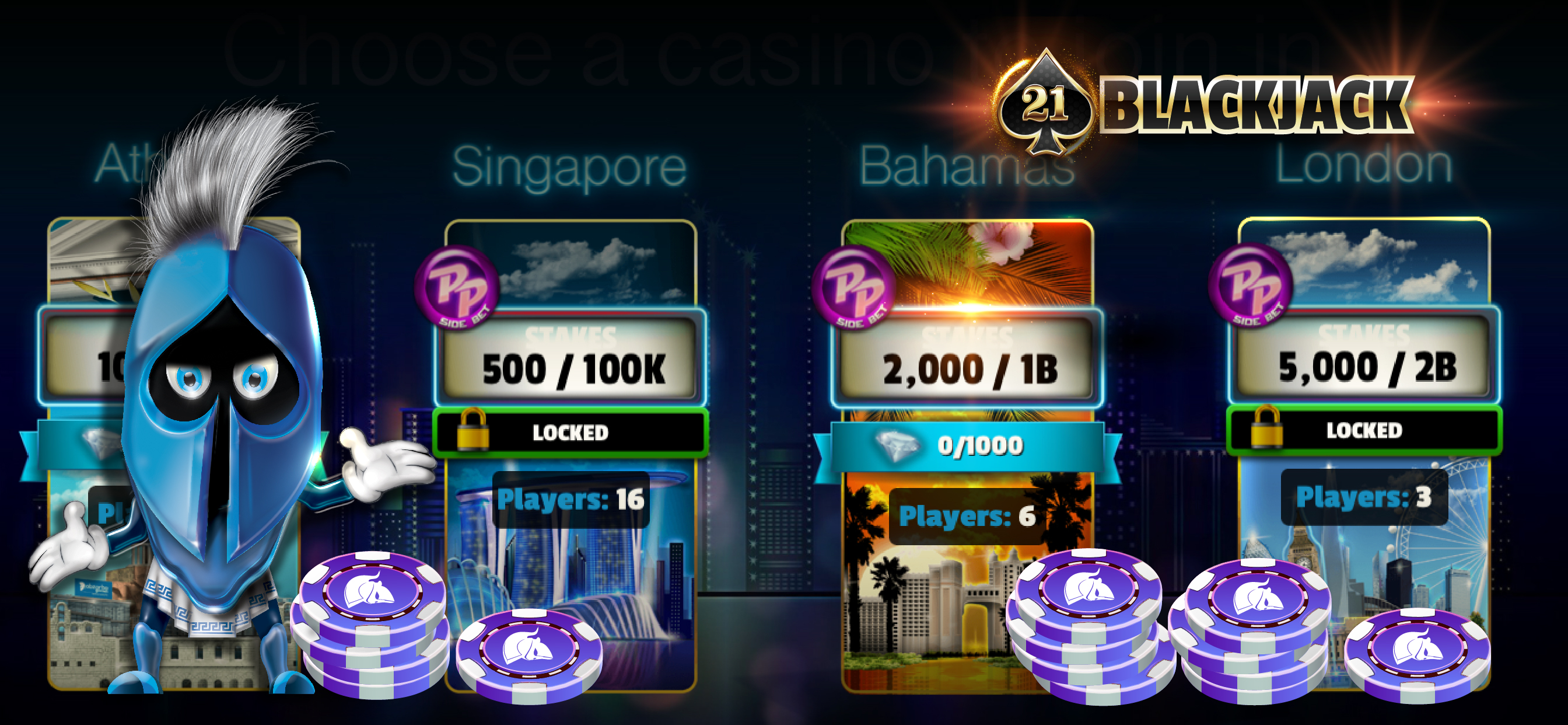 Blackjack 21: Live Casino game