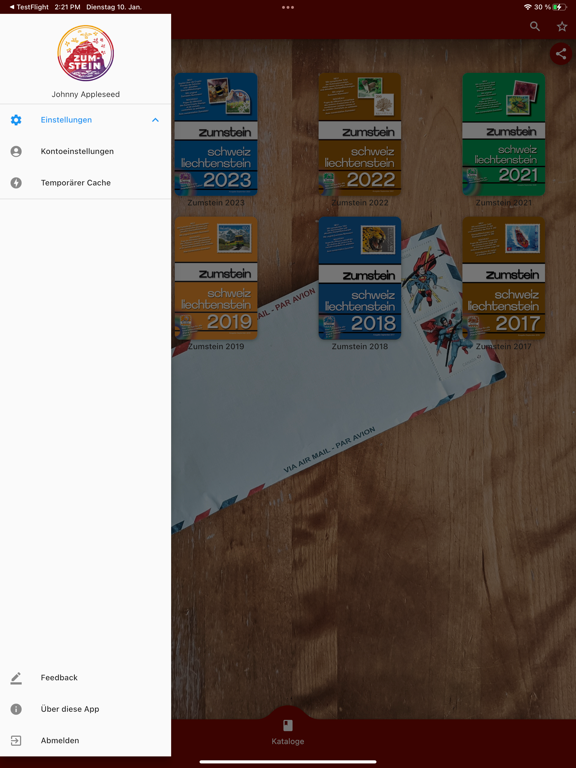 Zumstein 3.0 iPad screenshot 6 - Book app