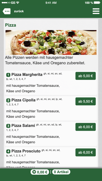 Rickis Pizzeria Hamm Screenshot