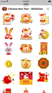 chinese new year - wasticker iphone screenshot 3