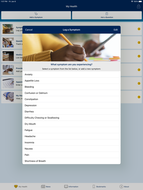 Screenshot #5 pour Cancer.Net Mobile