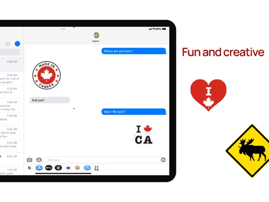 Screenshot #5 pour Canada - Canadian Stickers