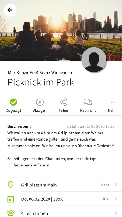 EmK Bezirk Winnenden Screenshot