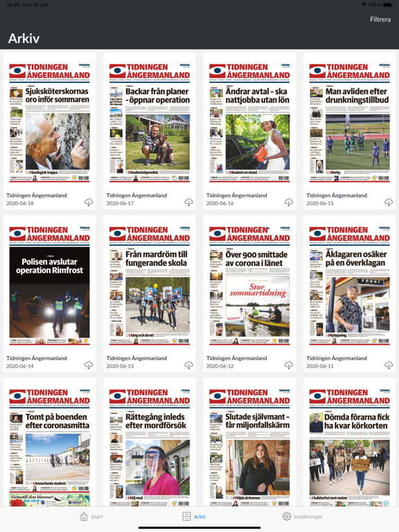 Screenshot #5 pour Tidningen Ångermanland e-tidn.