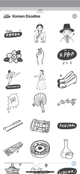 Game screenshot Korean Doodles apk