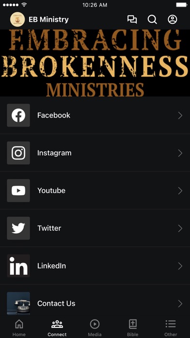 Embracing Brokenness Ministry Screenshot