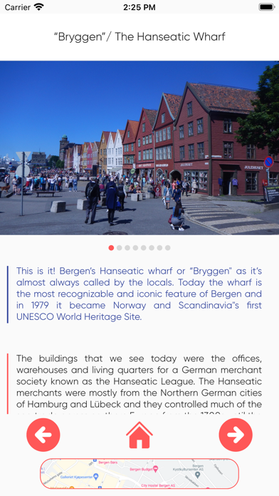 Bergen Tour App Light Screenshot