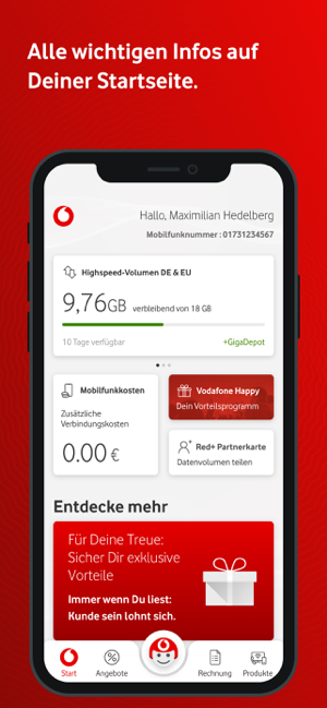 ‎MeinVodafone Screenshot