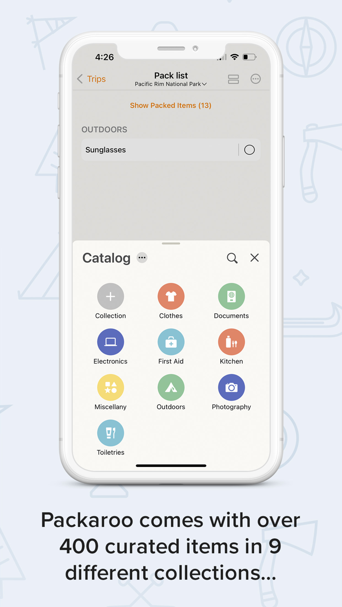 Packaroo - Packing Lists
