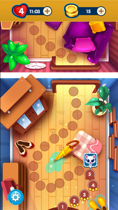 Kitty Blocks - Match 3 Puzzles Screenshot