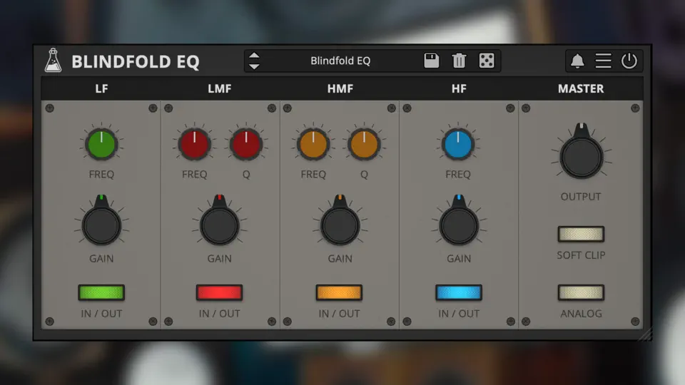 Captura de pantalla de Blindfold EQ en iPhone 1