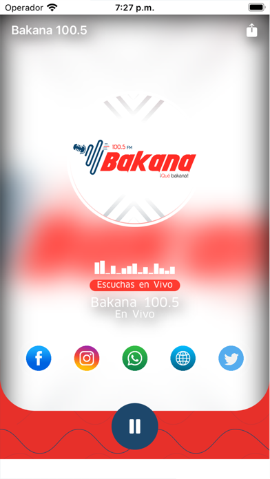 Radio Bakana 100.5 FM Screenshot