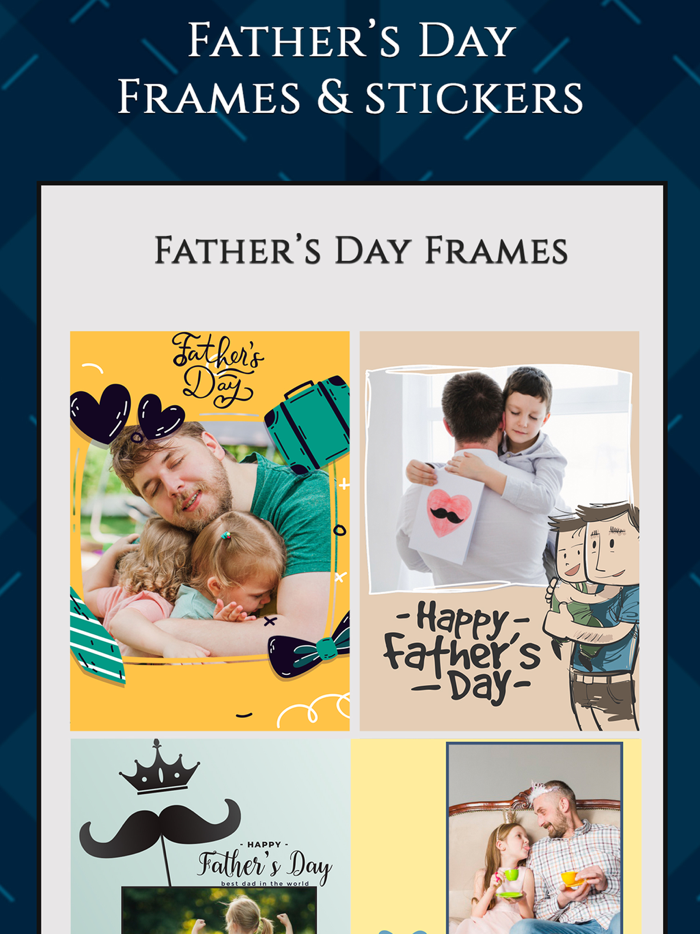 Fathers Day Photo Frames card