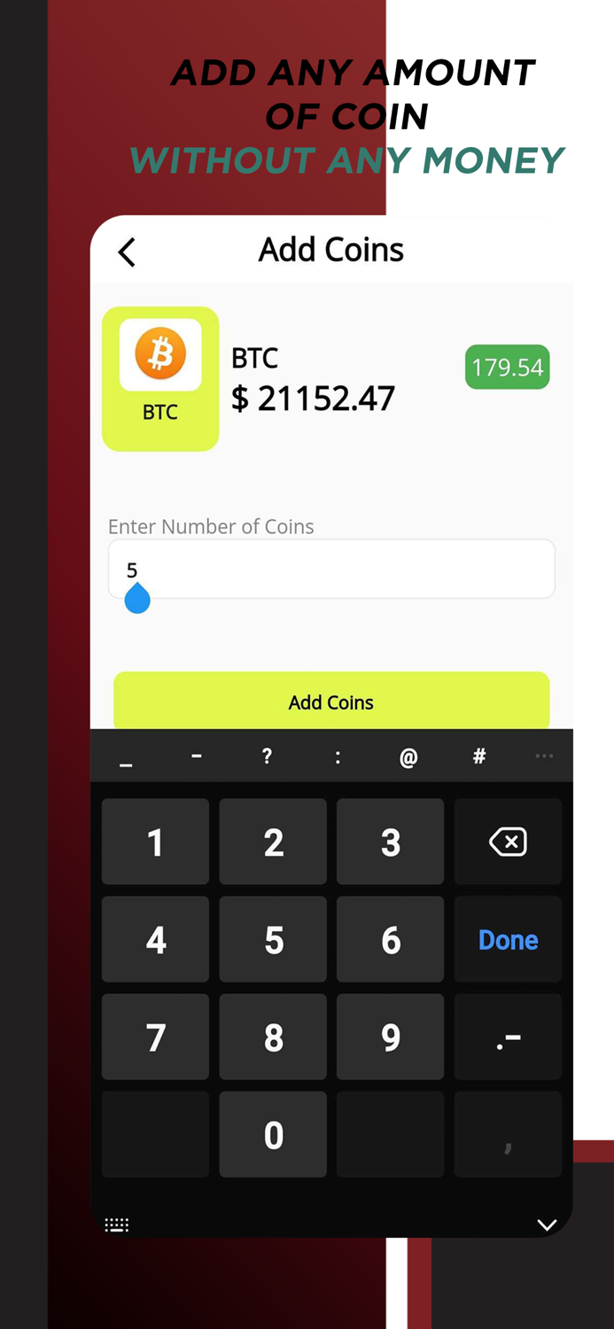 Bitcoin Trader App