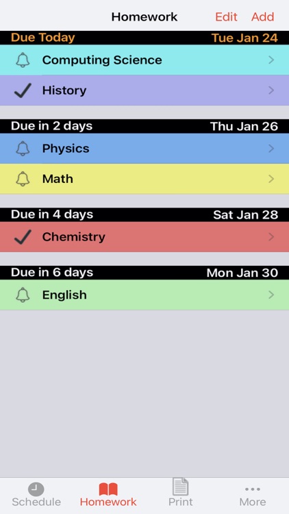 School Schedule for Class screenshot-3