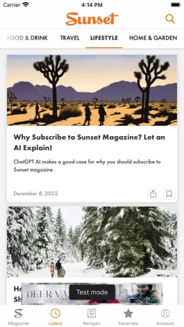 Game screenshot Sunset Magazine apk