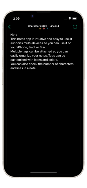 Note: Widget Notes App Screenshot