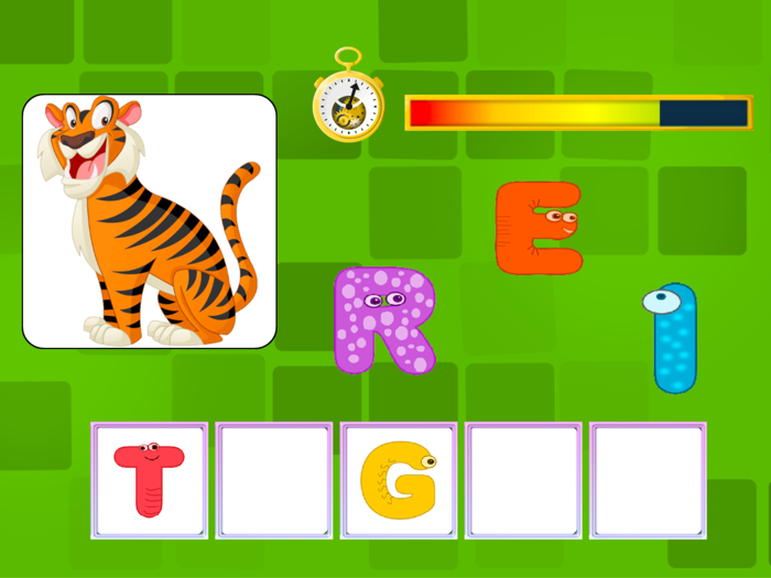 learning words preschool game