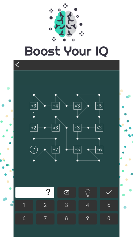 #1. Math Riddles : iq test (iOS) By: Hakan OZBEYEN