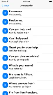 learn swedish - for beginners iphone screenshot 2
