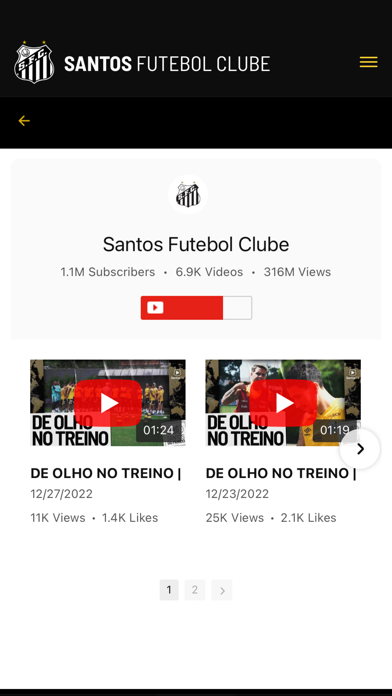 Santos FC Screenshot