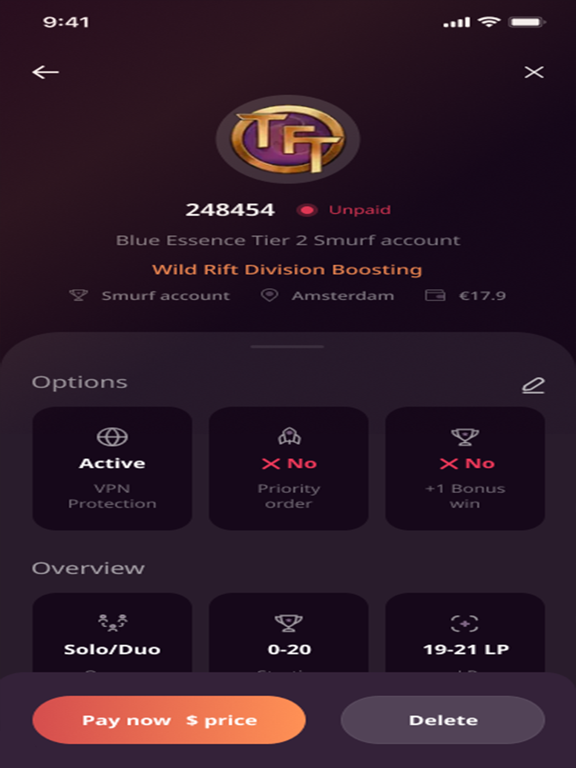 App screenshot