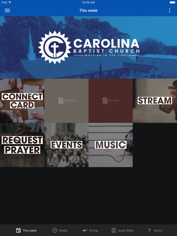 Carolina Baptist iPad screenshot 1 - Education app