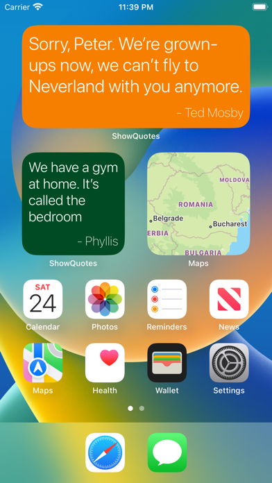 ShowQuotes Screenshot