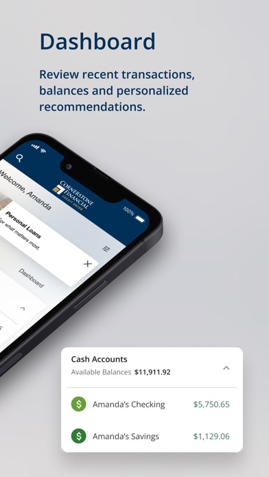 Cornerstone Financial CU Screenshot