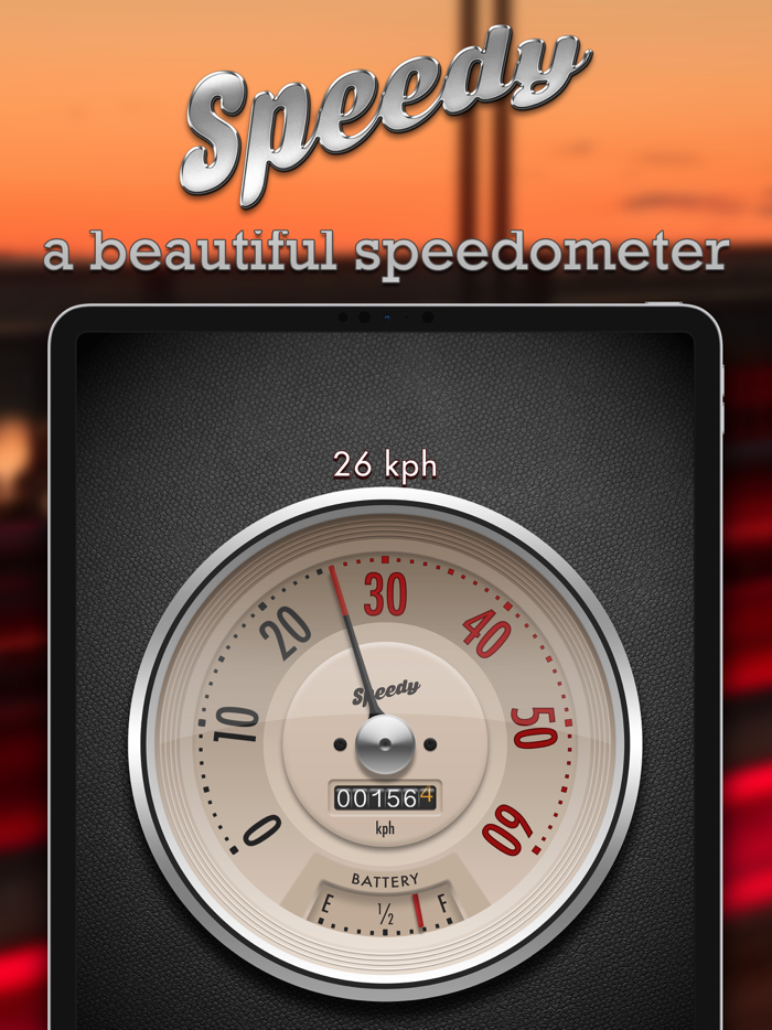 Speedy - beautiful speedometer