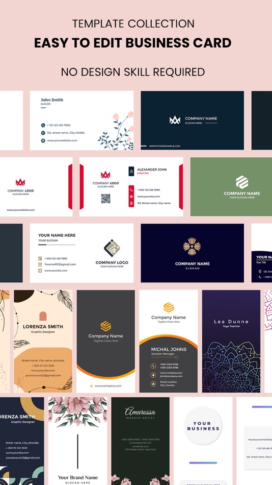 #1. Business Card Maker : Creator (iOS) 由: Shubham Bodar