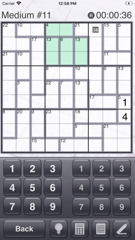 Killer Sudoku! screenshot 5