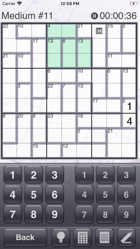#5. Killer Sudoku! (iOS) Podle: Sarah Pierce