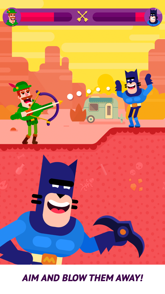 #1. Ultimate Bowmasters (iOS) Bởi: Playgendary Limited