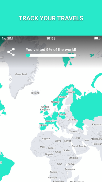 Marp: map where you've been screenshot 3