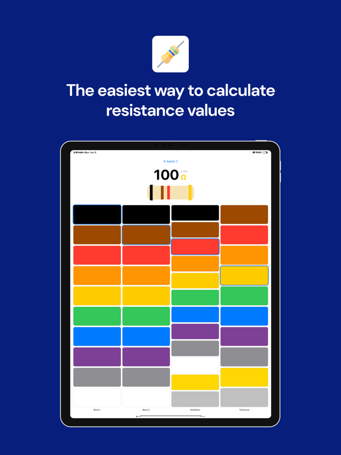 Resistor Color Band Calculator