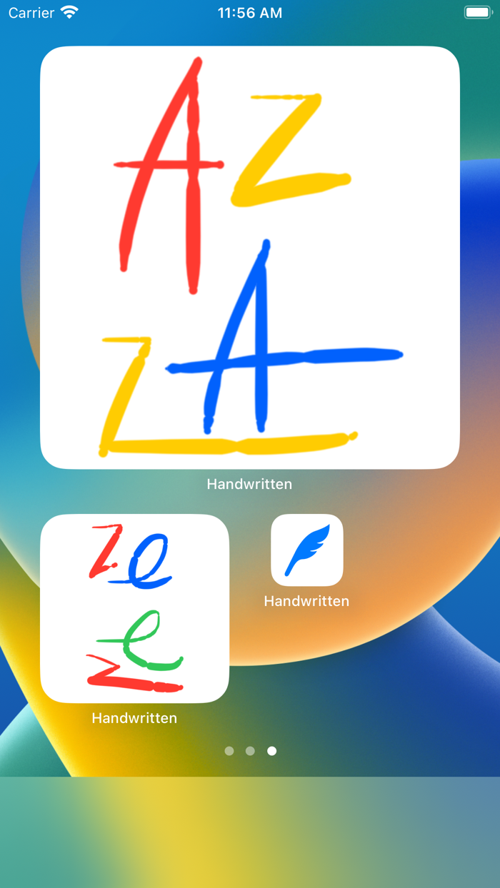 Handwritten Notes Widget Draw