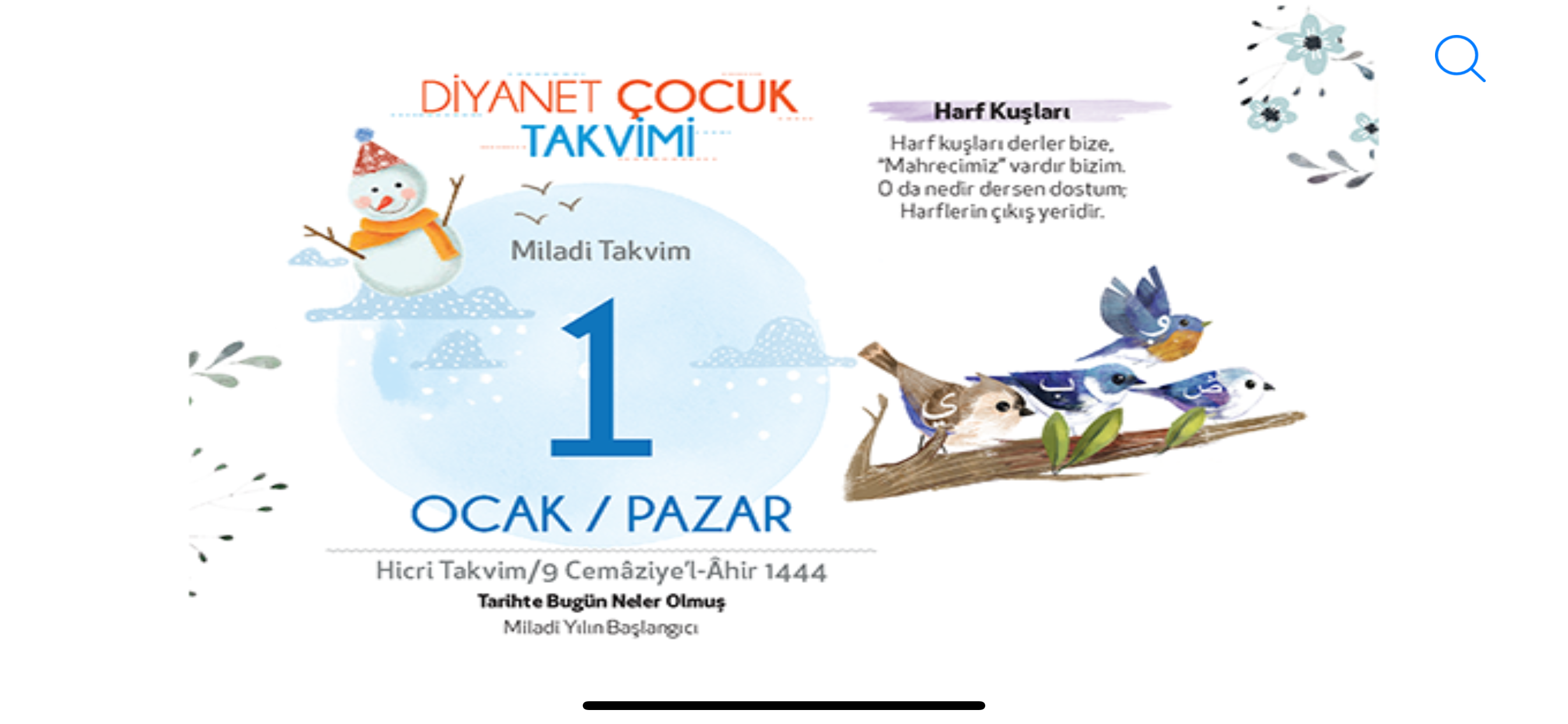 Diyanet Çocuk Takvimi