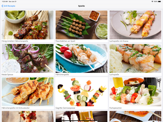 ‎Grill Rezepte zum Grillen Screenshot