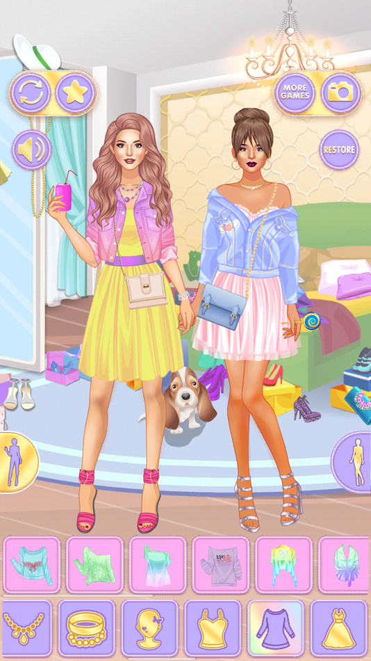 Pastel Sisters Dress Up Games - 1.2 - (iOS)