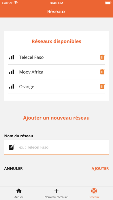 EfacUSSD Screenshot