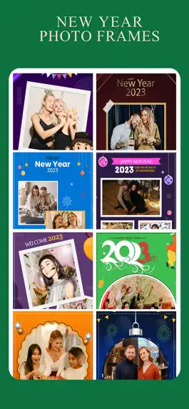 Game screenshot New Year Photo Frames Collage hack