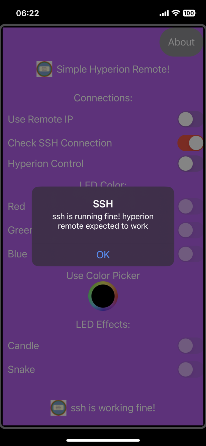Simple Hyperion Remote