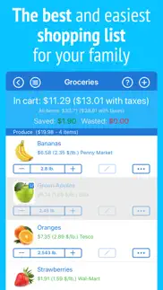 intellilist - shopping list iphone screenshot 1