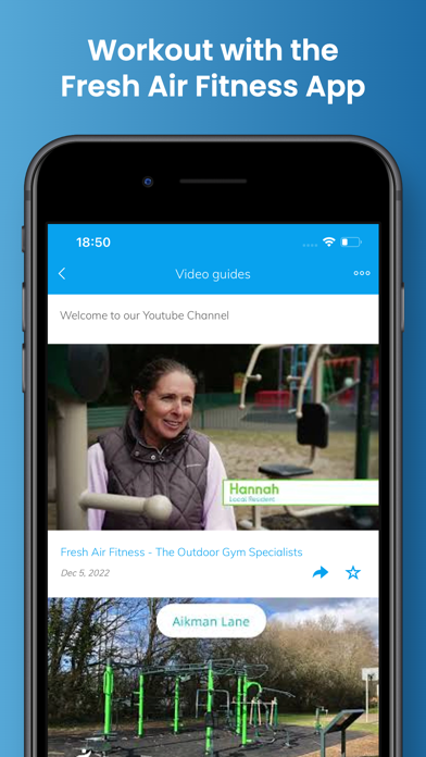 Fresh Air Fitness Screenshot
