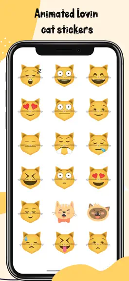 Game screenshot Animated Loving Cat Stickers apk