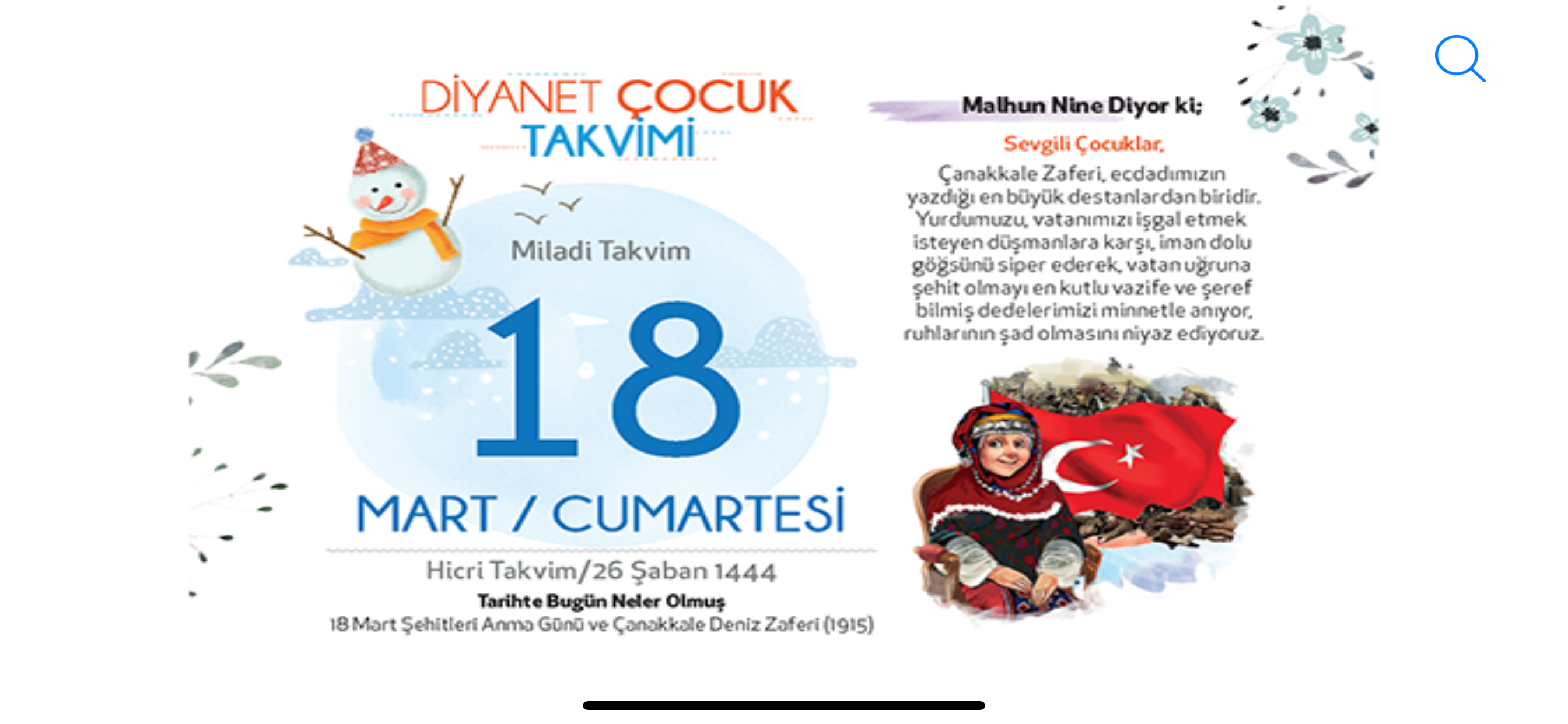 Diyanet Çocuk Takvimi