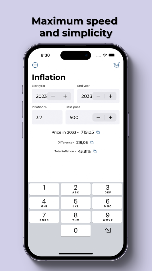 #4. The Percent Calculator (iOS) 由: Vitalii Homoniuk