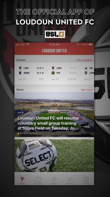 Loudoun United FC Official App