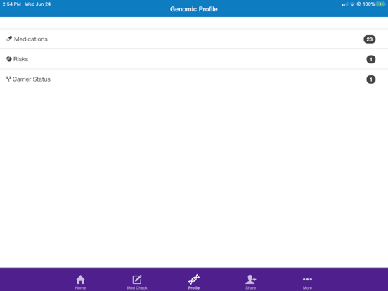 Screenshot #4 pour My ActX Genomic Profile